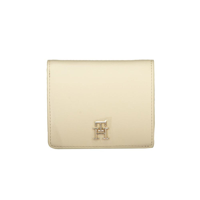 Beige Polyethylene Wallet Tommy Hilfiger