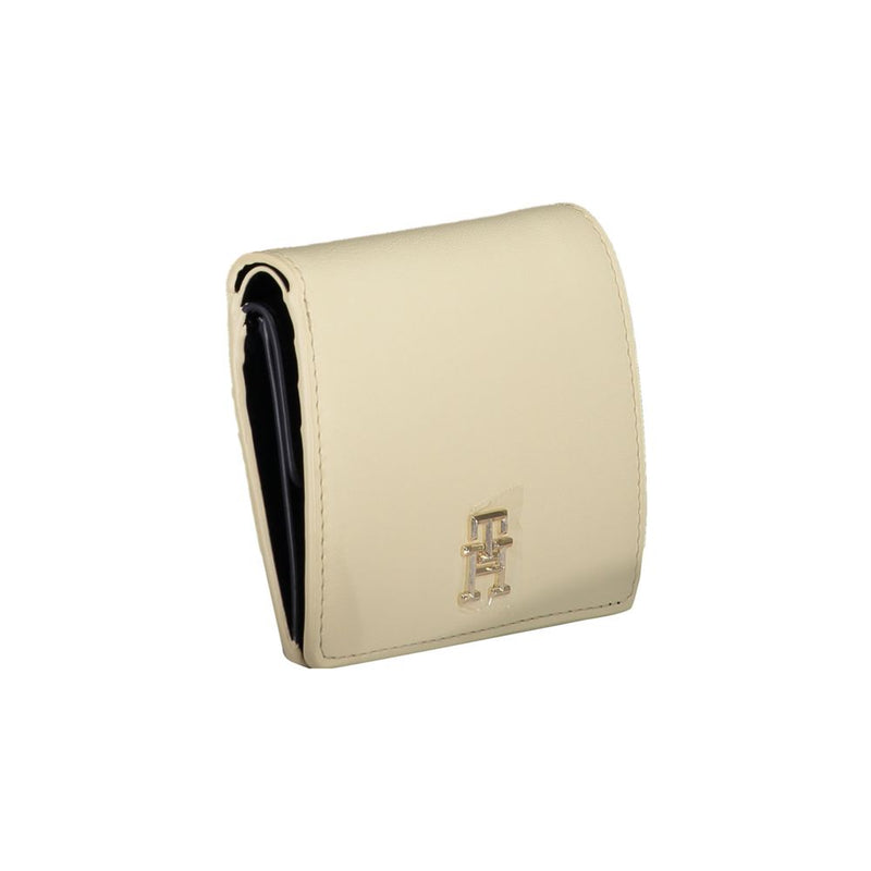 Beige Polyethylene Wallet Tommy Hilfiger