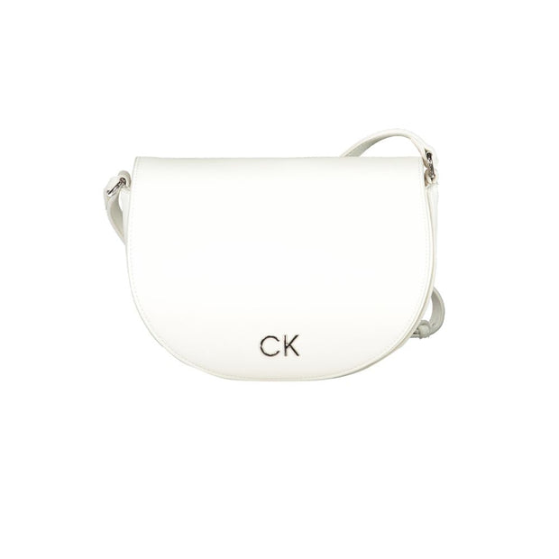 White Polyethylene Handbag Calvin Klein