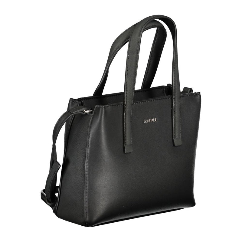 Black Polyester Handbag Calvin Klein