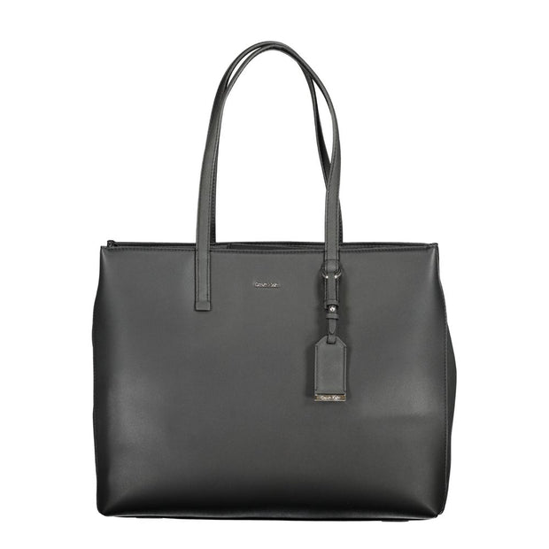 Black Polyester Handbag Calvin Klein