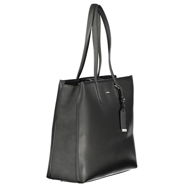 Black Polyester Handbag Calvin Klein