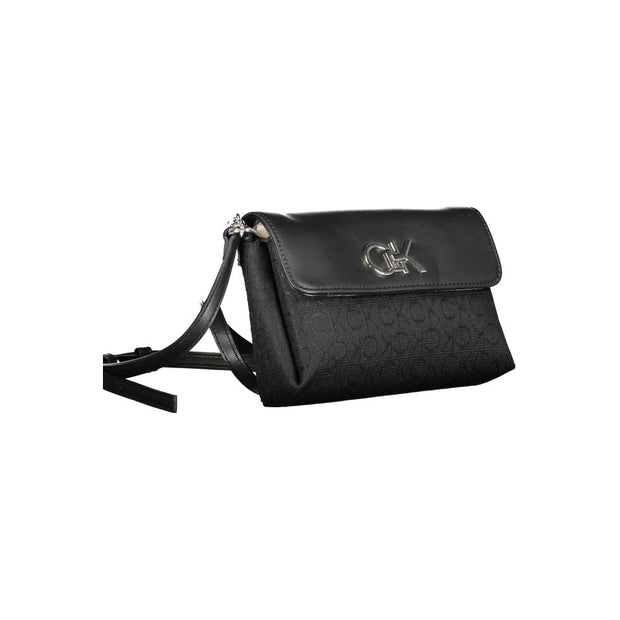 Black Polyester Handbag Calvin Klein