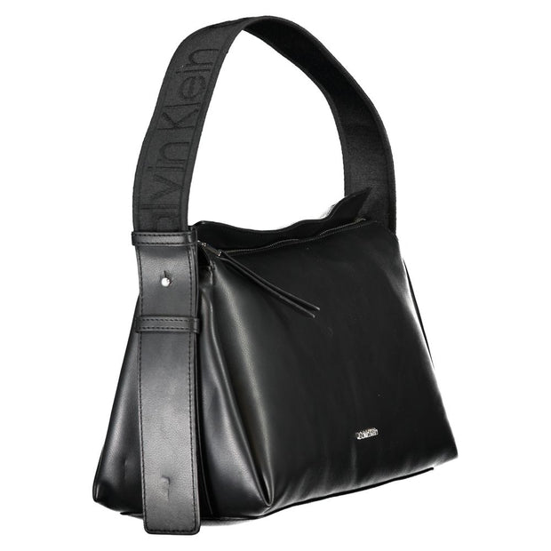 Black Polyester Handbag Calvin Klein