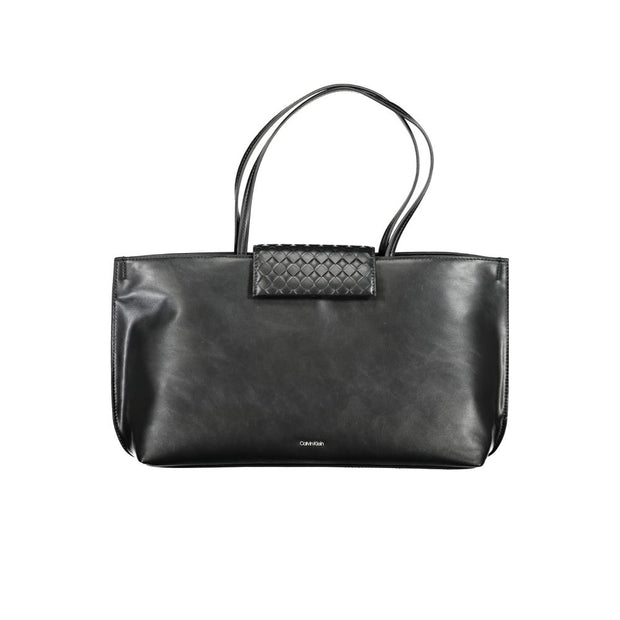 Black Polyester Handbag Calvin Klein