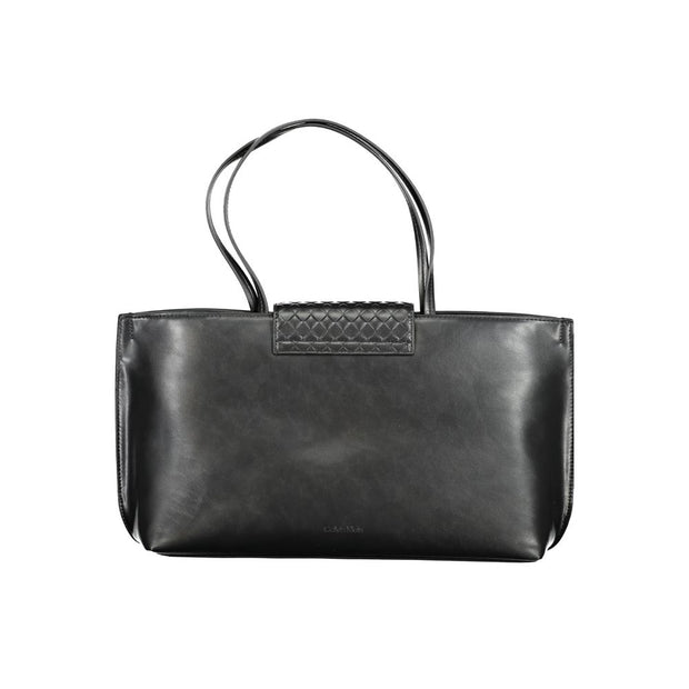 Black Polyester Handbag Calvin Klein