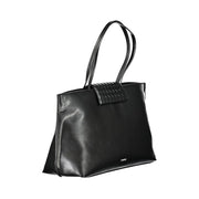 Black Polyester Handbag Calvin Klein