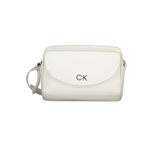 White Polyethylene Handbag Calvin Klein