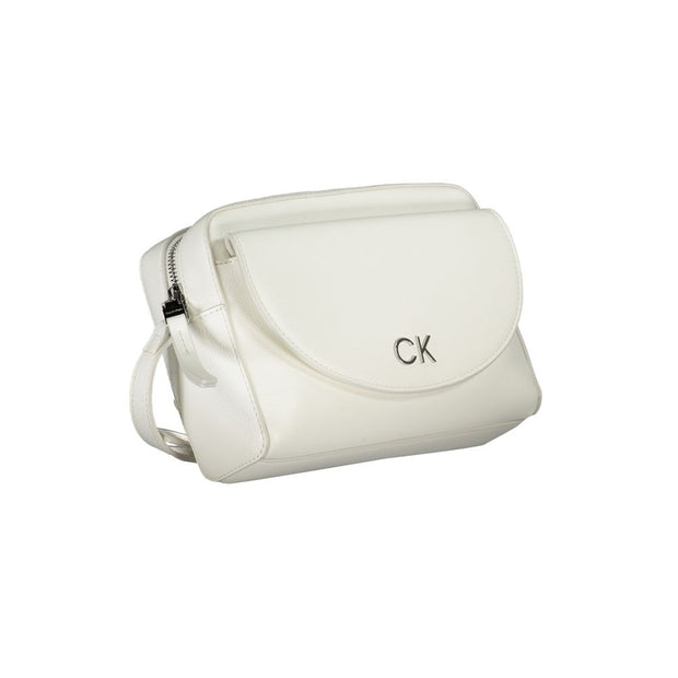 White Polyethylene Handbag Calvin Klein