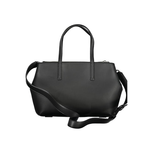 Black Polyester Handbag Calvin Klein