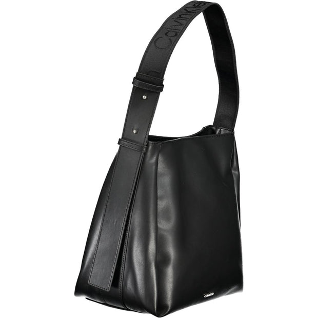 Black Polyester Handbag Calvin Klein