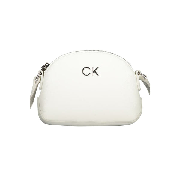 White Polyethylene Handbag Calvin Klein