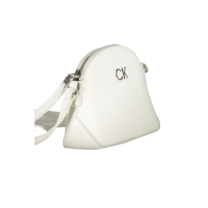 White Polyethylene Handbag Calvin Klein