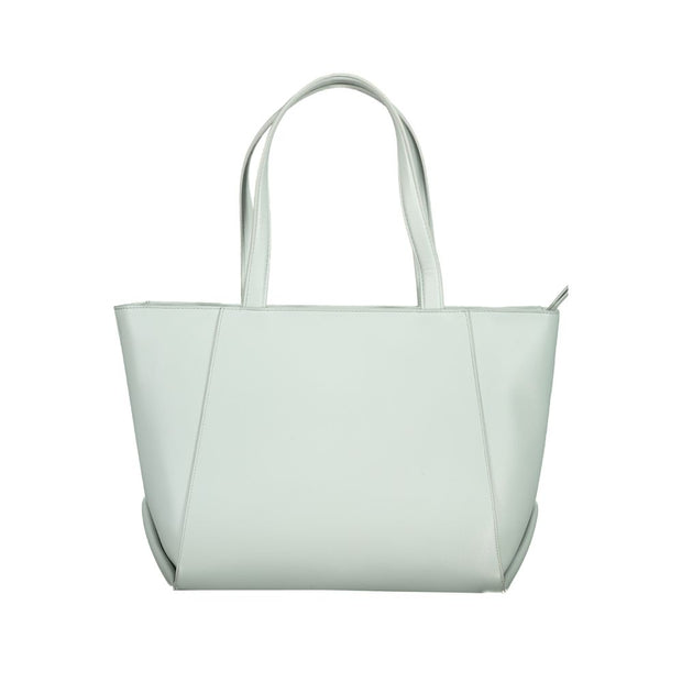 Light Blue Polyethylene Handbag Calvin Klein