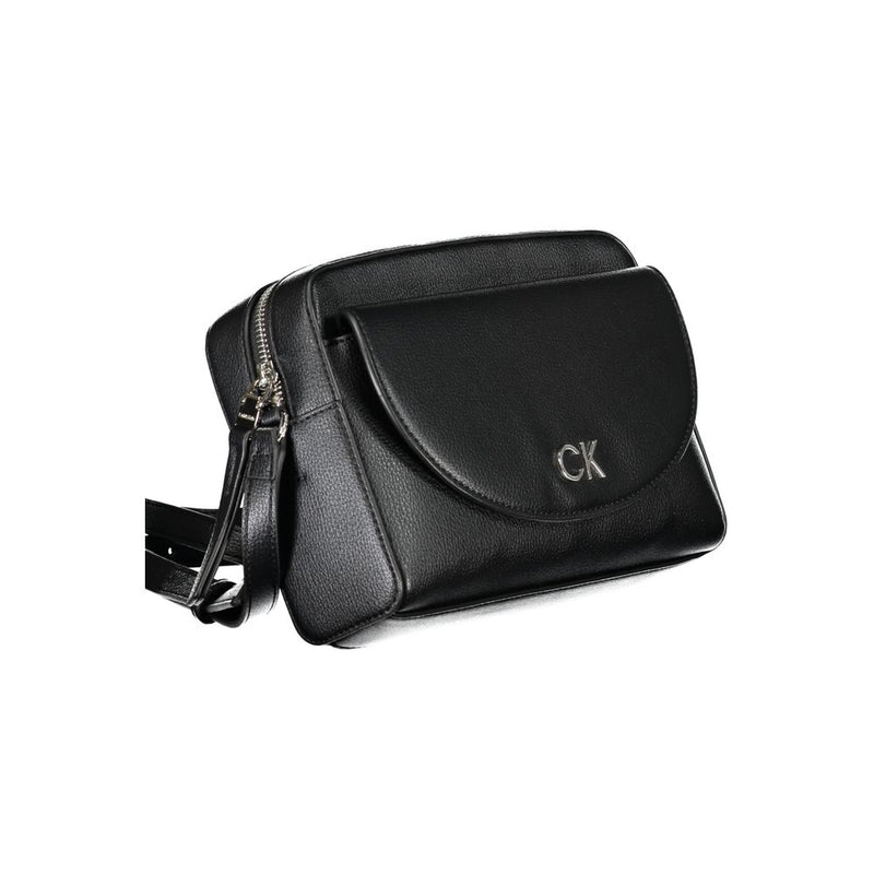 Black Polyethylene Handbag Calvin Klein