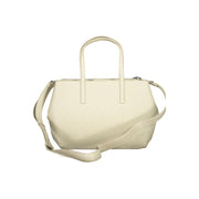 Beige Polyester Handbag Calvin Klein