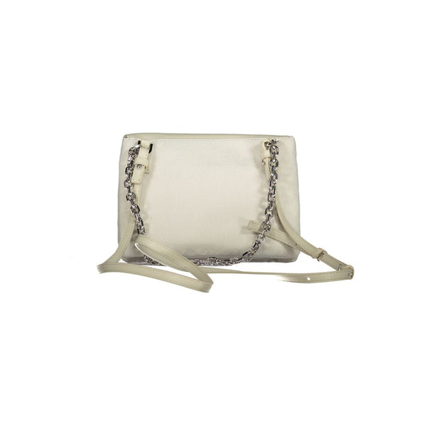 Beige Polyester Handbag Calvin Klein