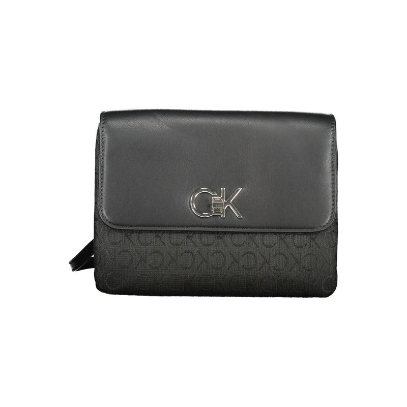 Black Polyester Handbag Calvin Klein