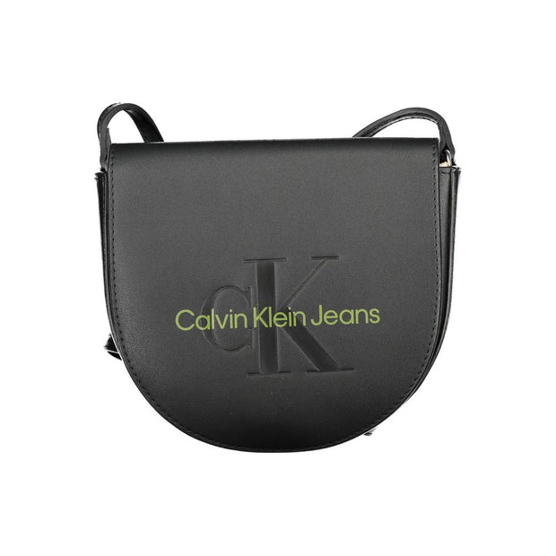 Black Polyethylene Handbag Calvin Klein