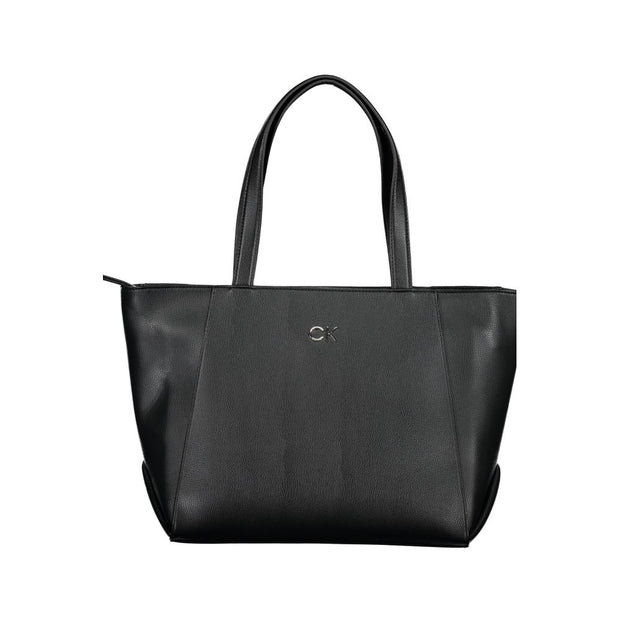 Black Polyethylene Handbag Calvin Klein