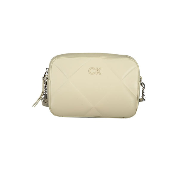 Beige Cotton Handbag Calvin Klein