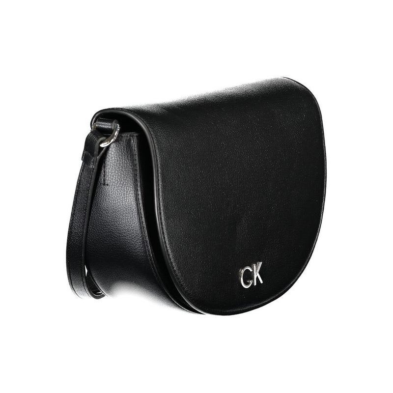 Black Polyethylene Handbag Calvin Klein