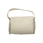 Beige Polyester Handbag Calvin Klein