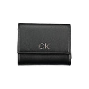 Black Polyethylene Wallet Calvin Klein