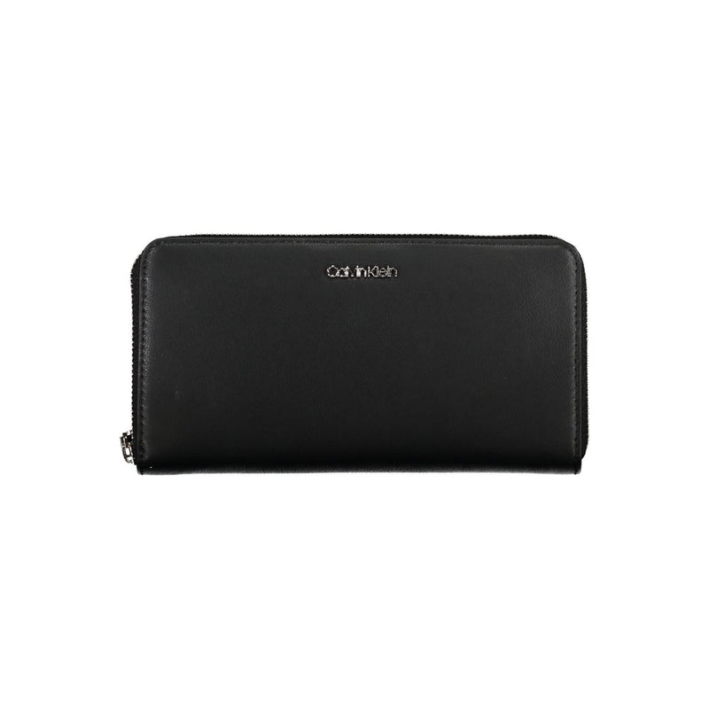 Black Polyethylene Wallet Calvin Klein