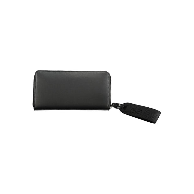 Black Polyethylene Wallet Calvin Klein