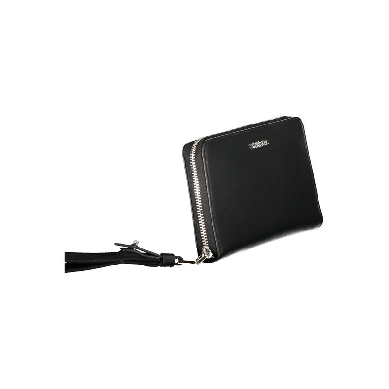 Black Polyethylene Wallet Calvin Klein