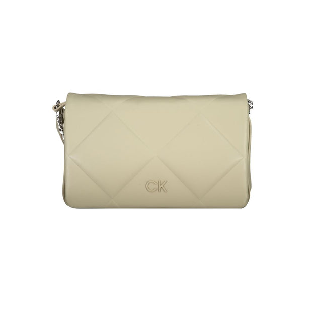 Beige Cotton Handbag Calvin Klein