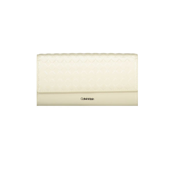 Beige Polyester Wallet Calvin Klein