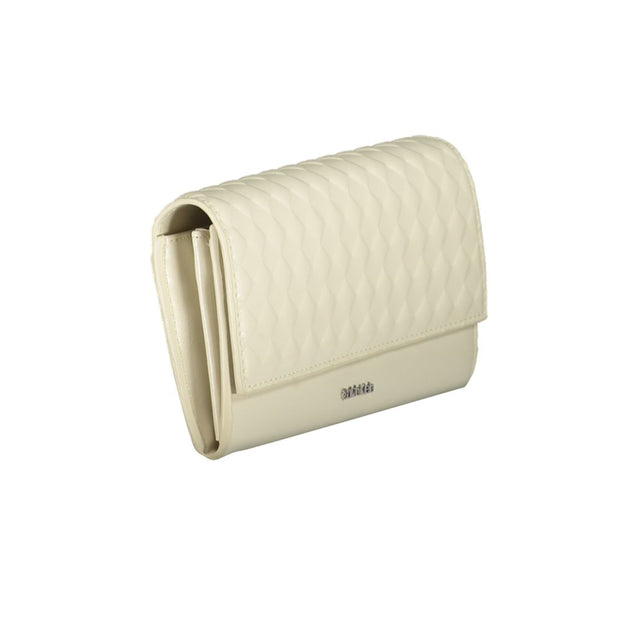 Beige Polyester Wallet Calvin Klein