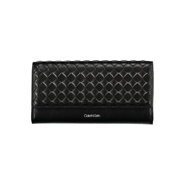 Black Polyester Wallet Calvin Klein