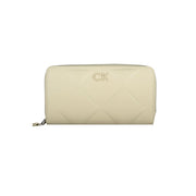 Beige Polyester Wallet Calvin Klein