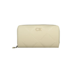 Beige Polyester Wallet Calvin Klein