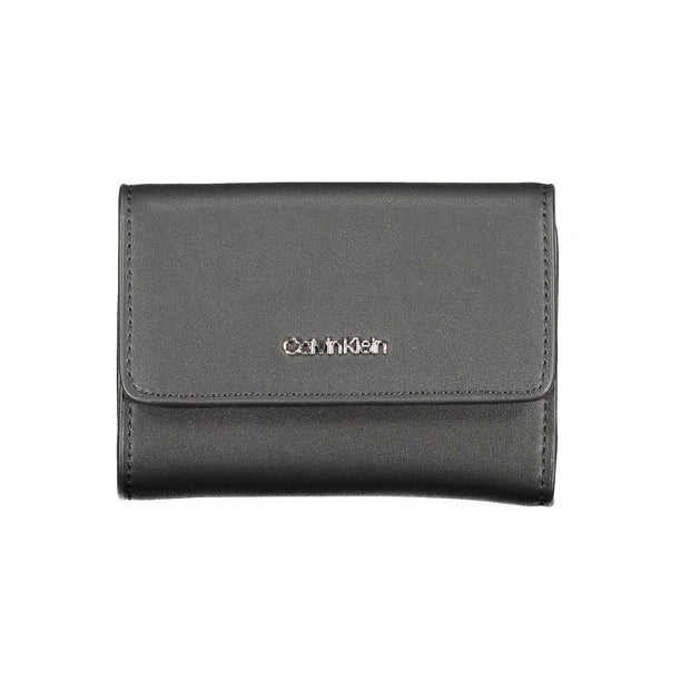 Black Polyester Wallet Calvin Klein