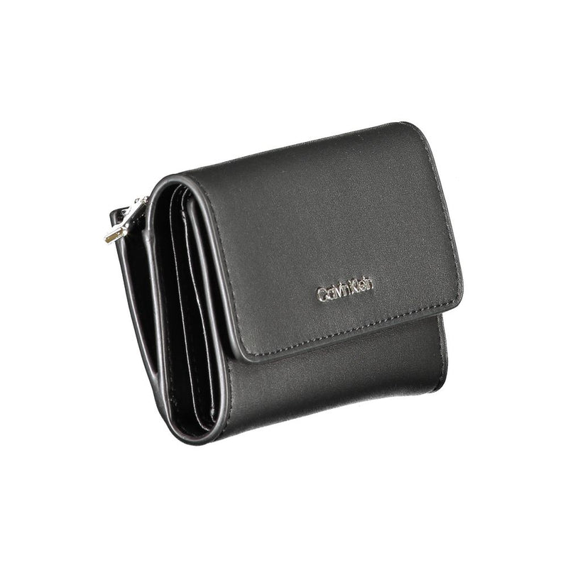 Black Polyester Wallet Calvin Klein