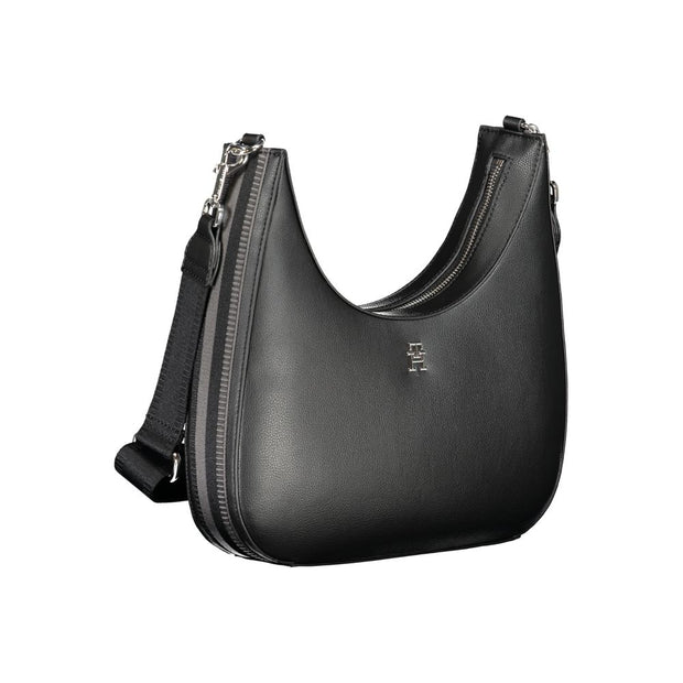 Black Polyester Handbag Tommy Hilfiger