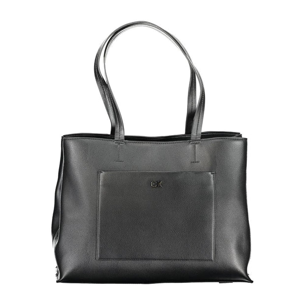 Black Polyester Handbag Calvin Klein