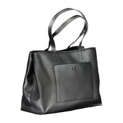 Black Polyester Handbag Calvin Klein