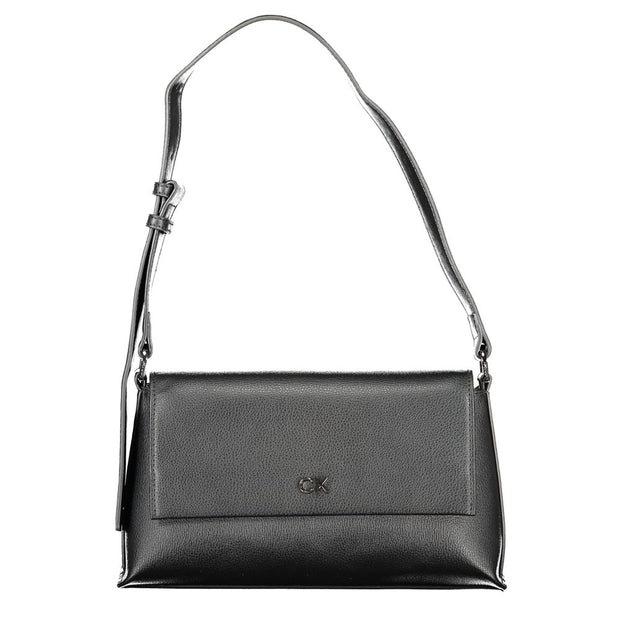 Black Polyester Handbag Calvin Klein