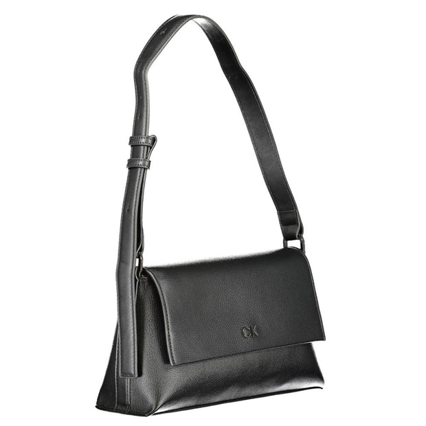 Black Polyester Handbag Calvin Klein