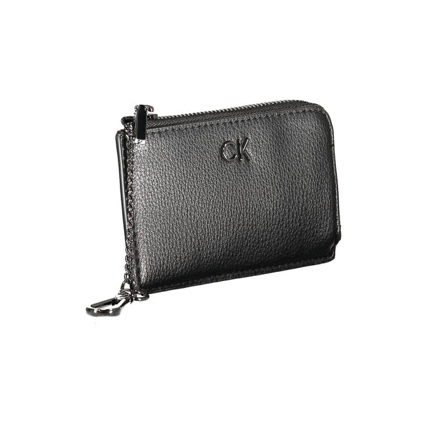 Black Polyethylene Wallet Calvin Klein