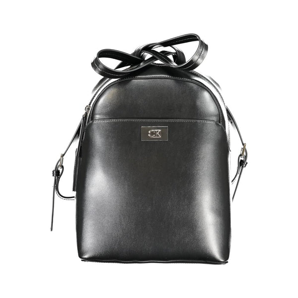 Black Polyester Backpack Calvin Klein