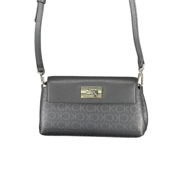 Black Polyester Handbag Calvin Klein