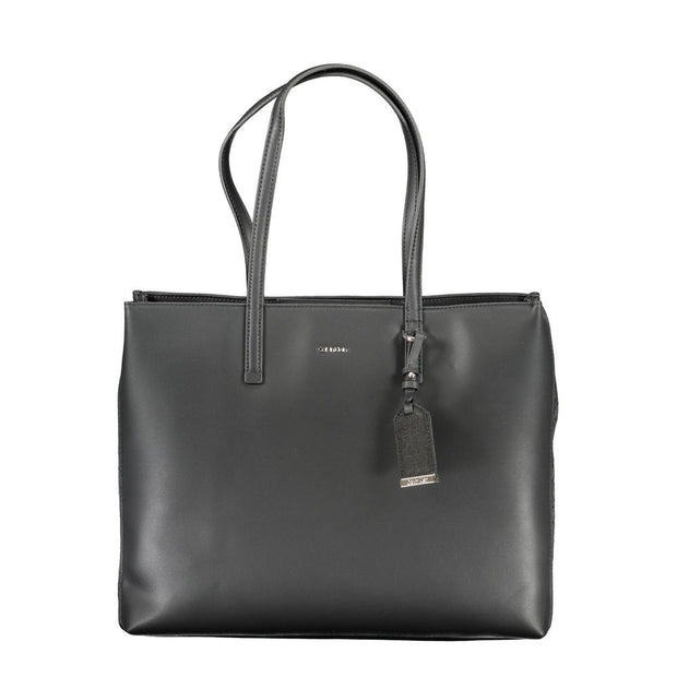 Black Polyester Handbag Calvin Klein