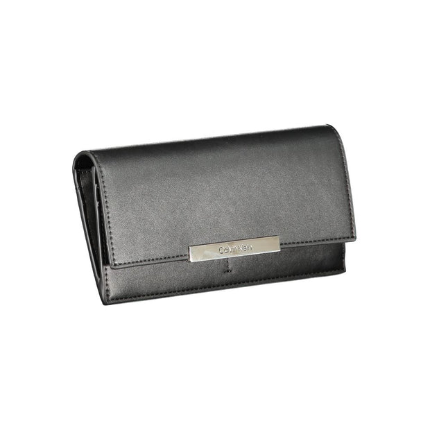 Black Polyester Wallet Calvin Klein