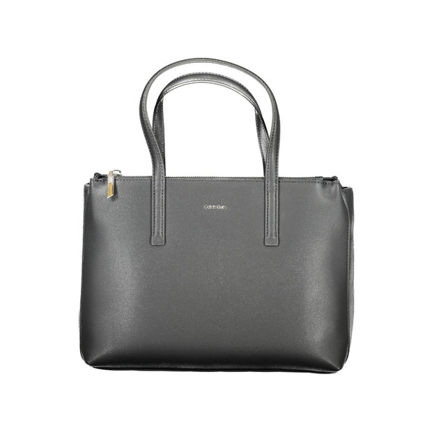 Black Polyester Handbag Calvin Klein